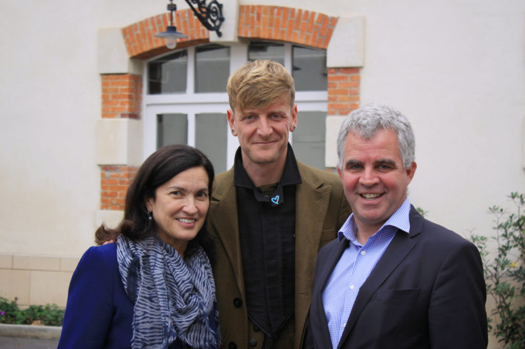 Margareth Henriquez, Ozark Henry et Olivier Krug 