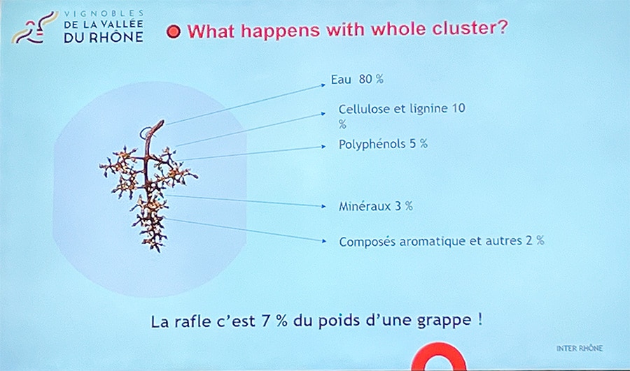 Côte-rôtie : l'intérêt de la grappe entière